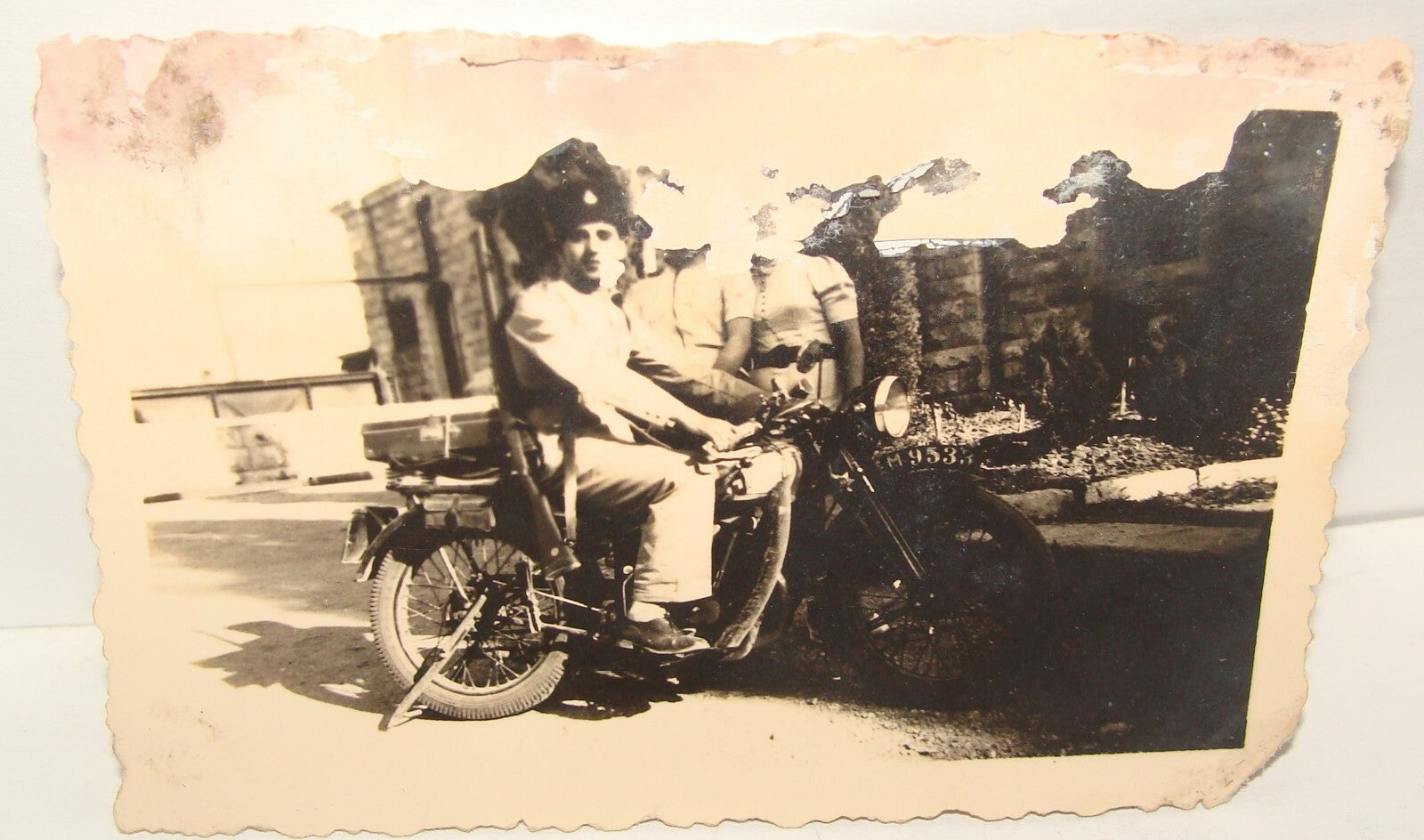 Photo Palestine Jewish Judaica 1938 British Israel Hebrew Police NOTRIM