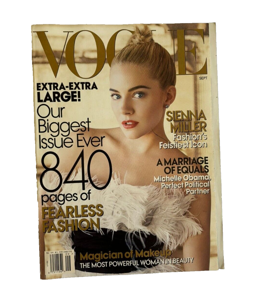 Vogue USA September 2007 issue 840 pages Sienna Miller