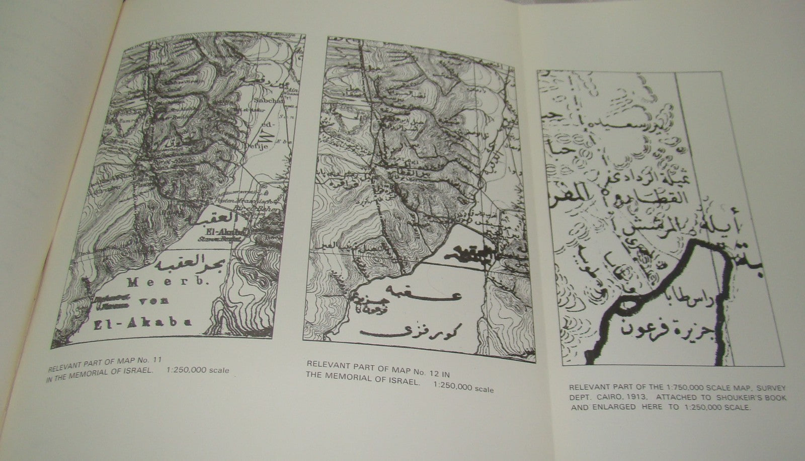 Egypt Israel 1986 Compromise 1986 Arbitration Tribunal Peace Book Palestine Map