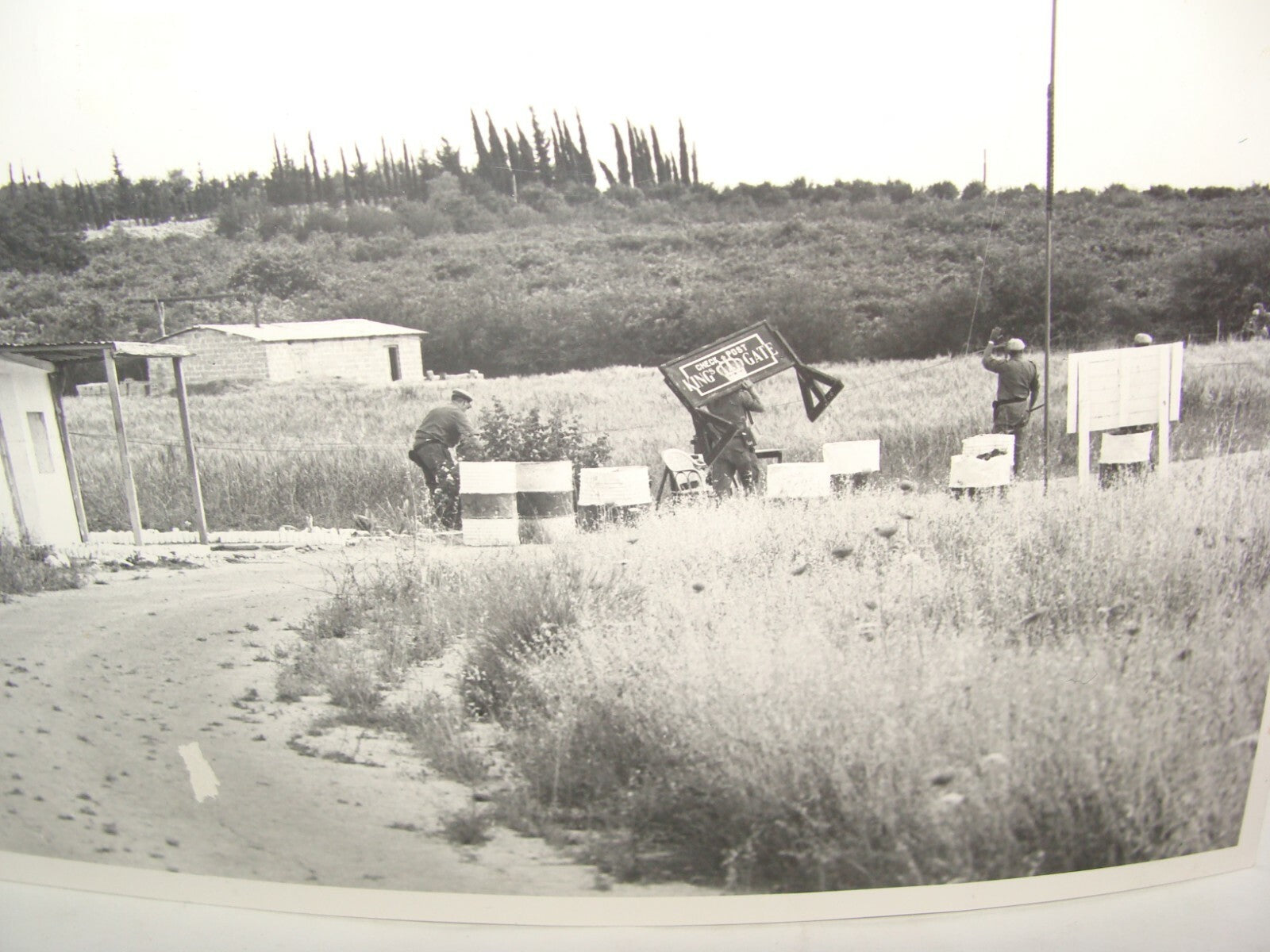 Israel Army 1967 Pre Six Day War Press Photo UN Force Leave Gaza Strip Military