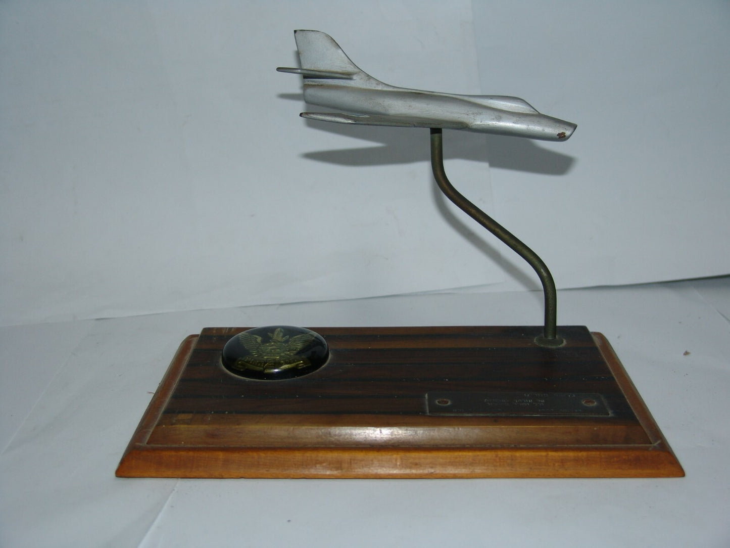 Jewish Judaica israel israeli Air Force Mamram IDF prize plane statue 1963 ממרם