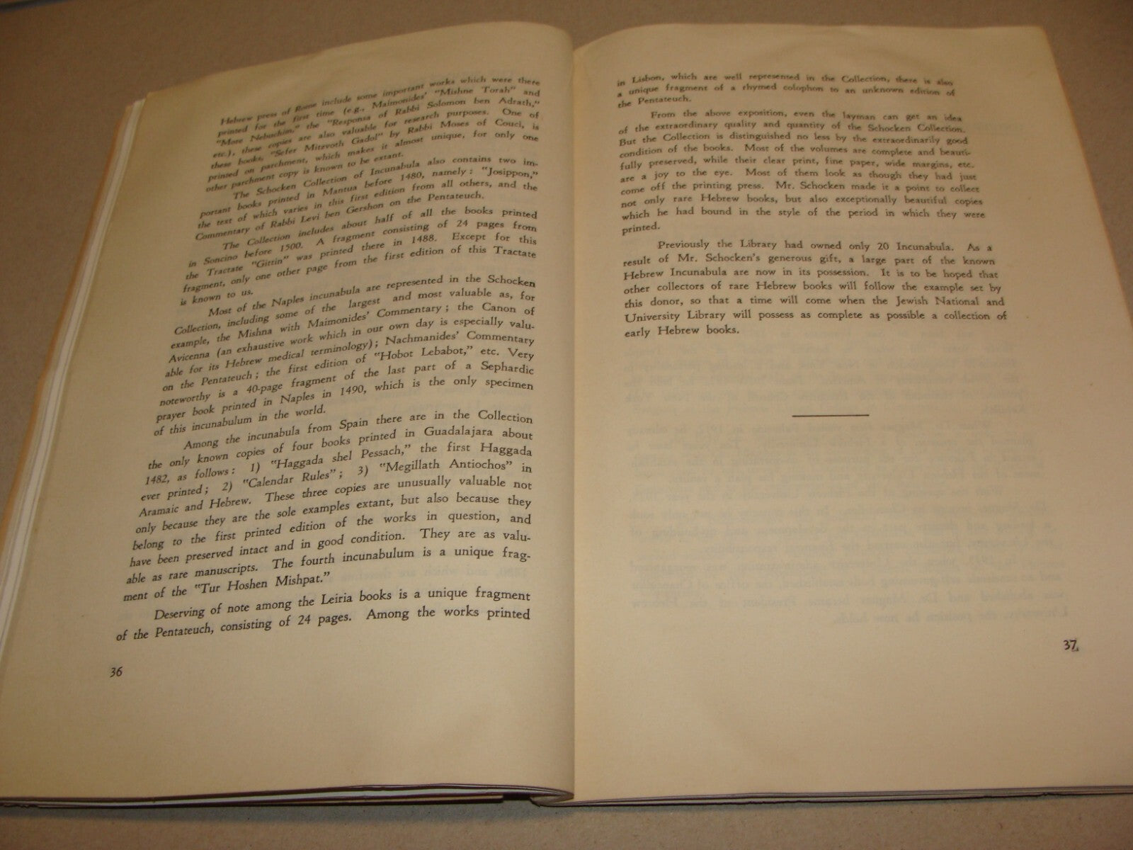 Bulletin Palestine Jewish Judaica 1938 Israel Jerusalem Hebrew University