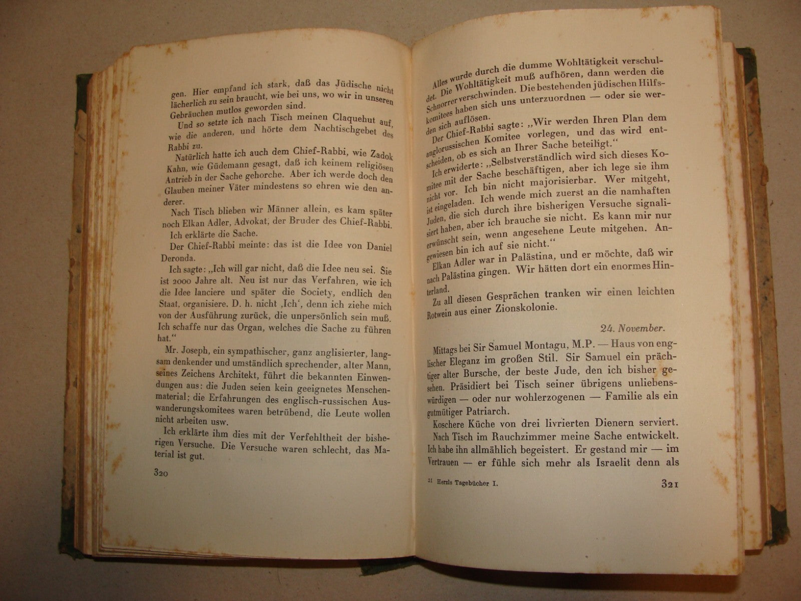 Germany Book Jewish Judaica 1922 German   HERZL History Zionism