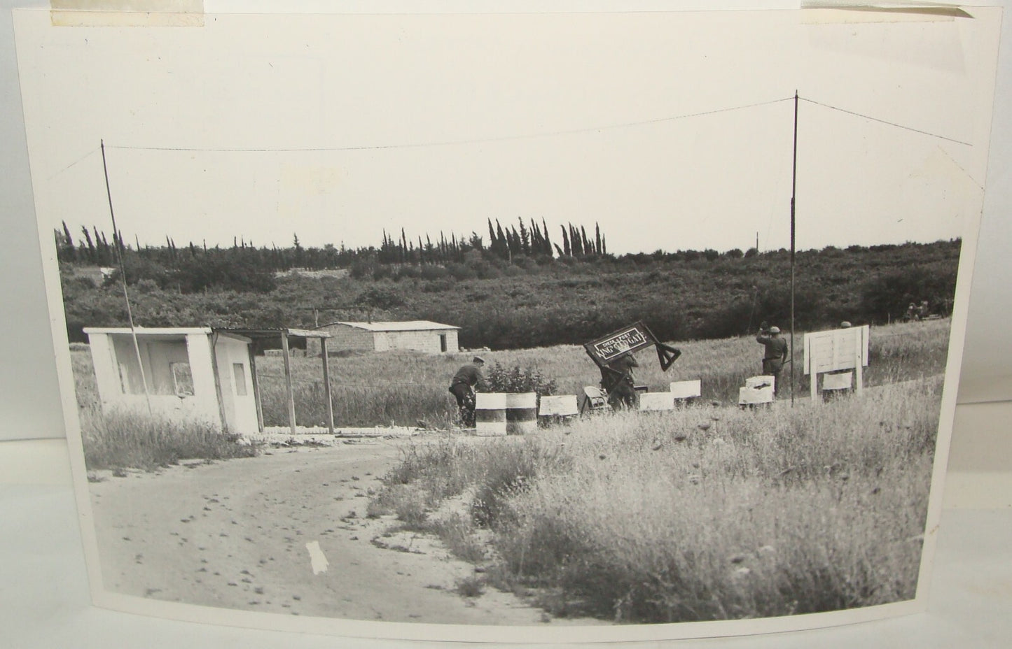 Israel Army 1967 Pre Six Day War Press Photo UN Force Leave Gaza Strip Military