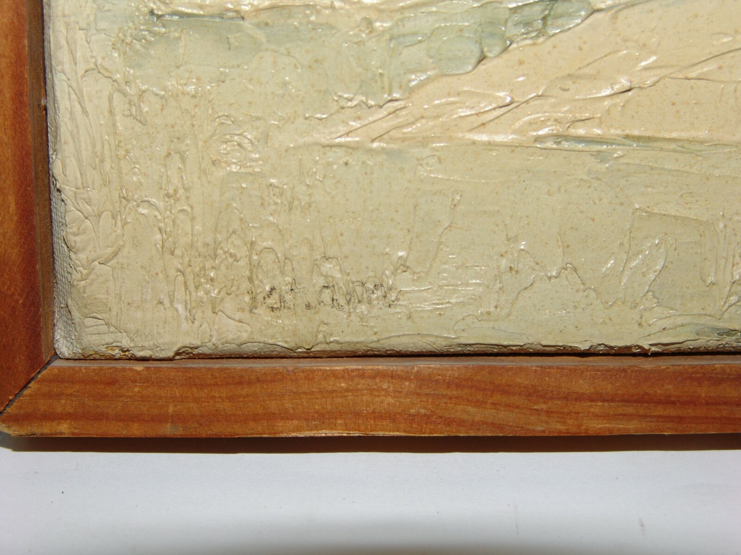 israel israeli art Sioma Baram abstract oil painting signed France Paris 1958