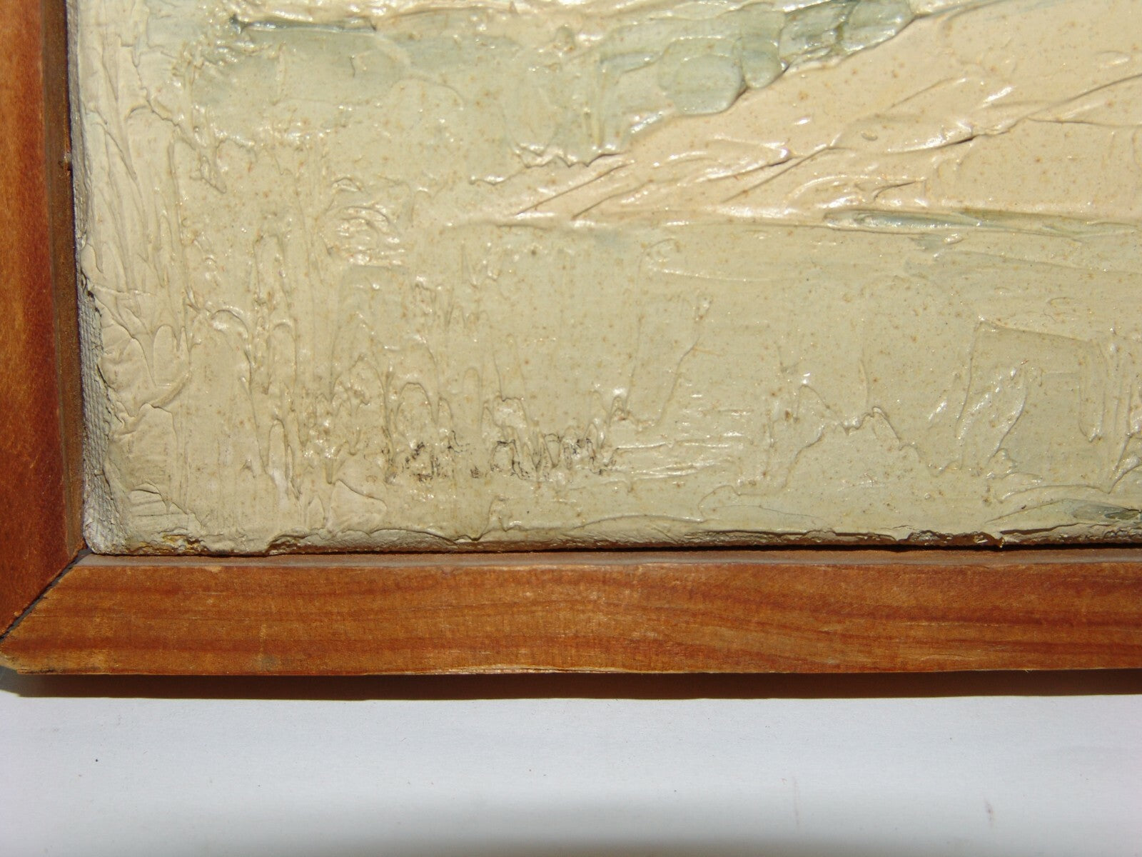 israel israeli art Sioma Baram abstract oil painting signed France Paris 1958