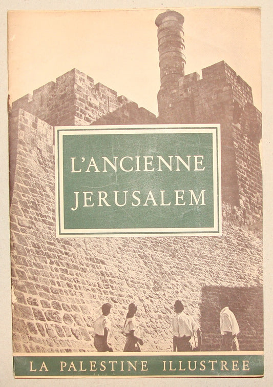 Booklet Palestine Jewish Judaica 1948 Israel JERUSALEM Photo Album French