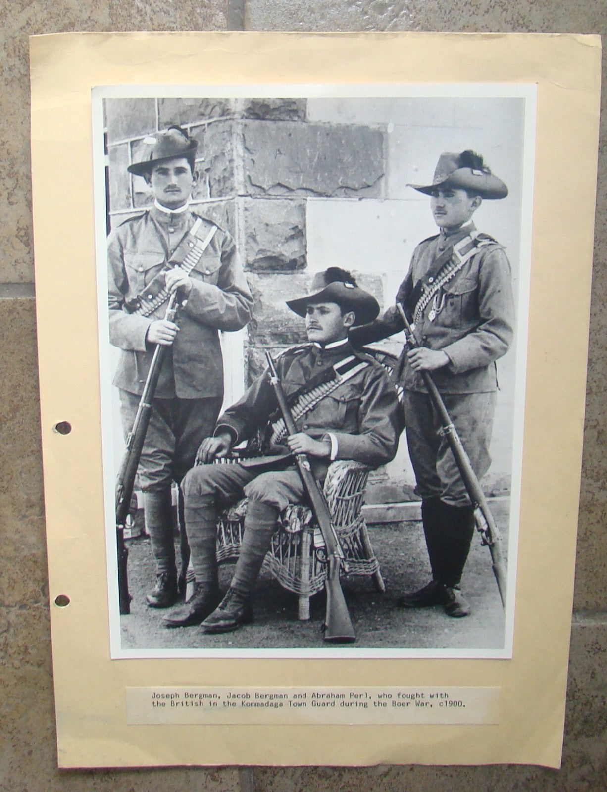 Ad Jewish Judaica Soldiers British Army Komadaga Boer War c.1900 South Africa