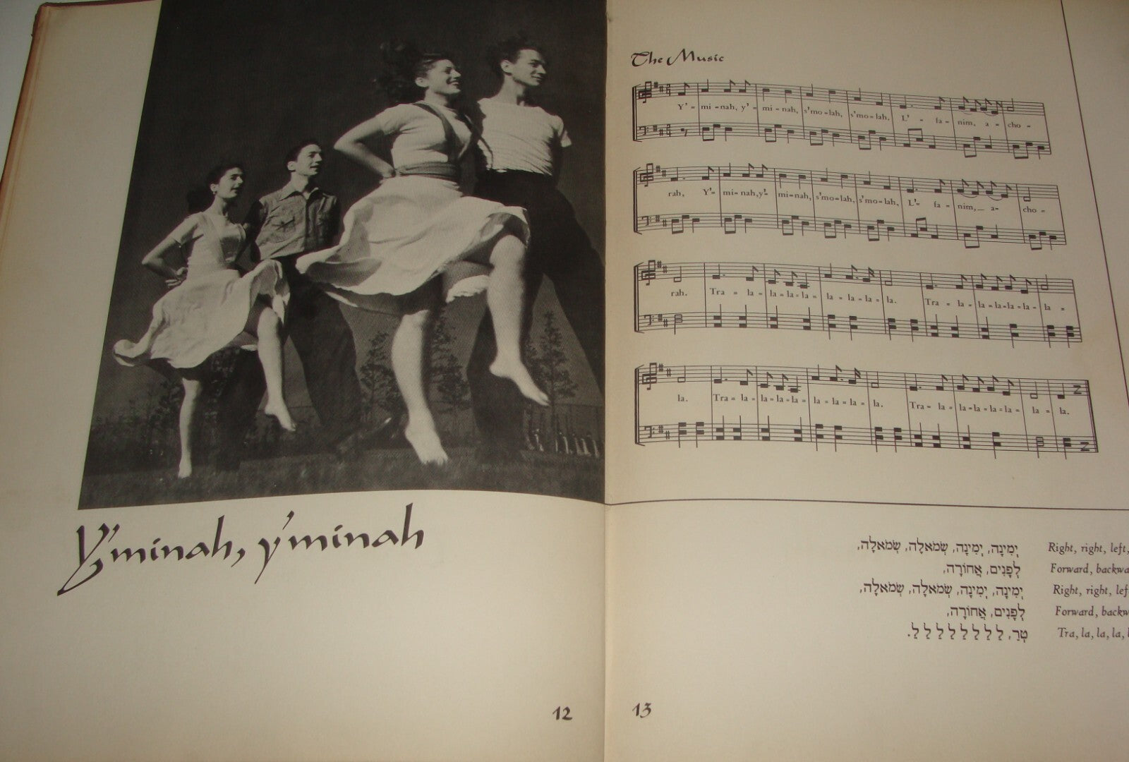 Book Jewish RARE Judaica 1941 PALESTINE DANCES Zionist Music Kibbutz Pioneers