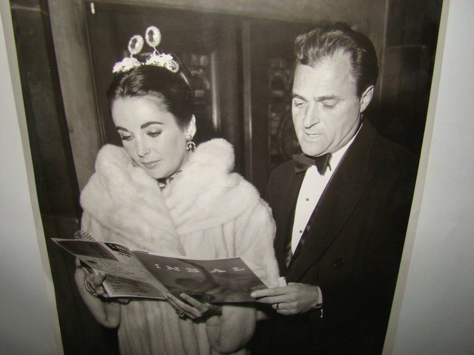 Photo Israel Elizabeth Taylor And Mike Todd Visit 1958 21x26 cm