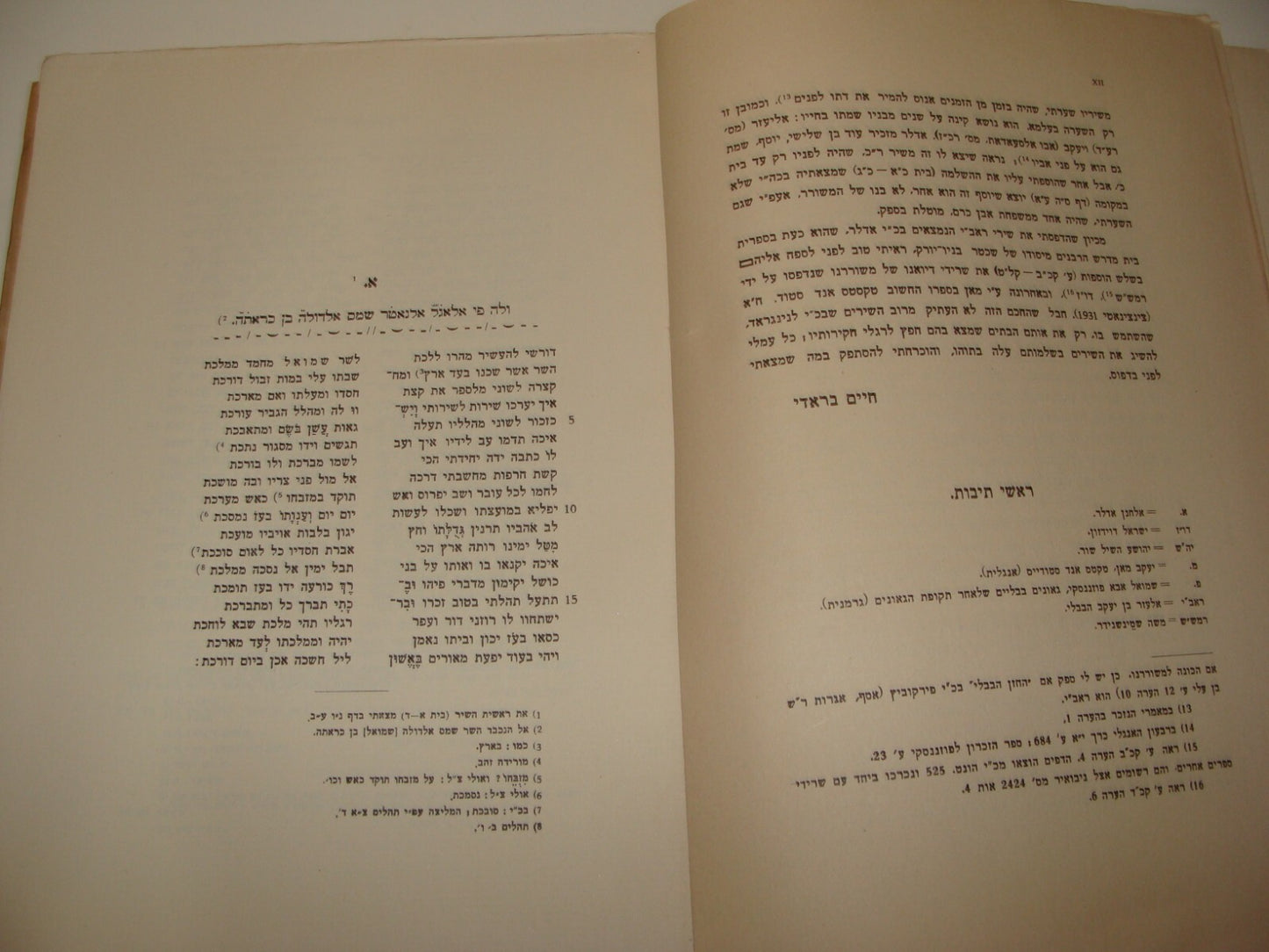 Jewish Judaica Palestine Israel Hebrew DIWAN Rabbi Elazar Habavli Songs Poetry