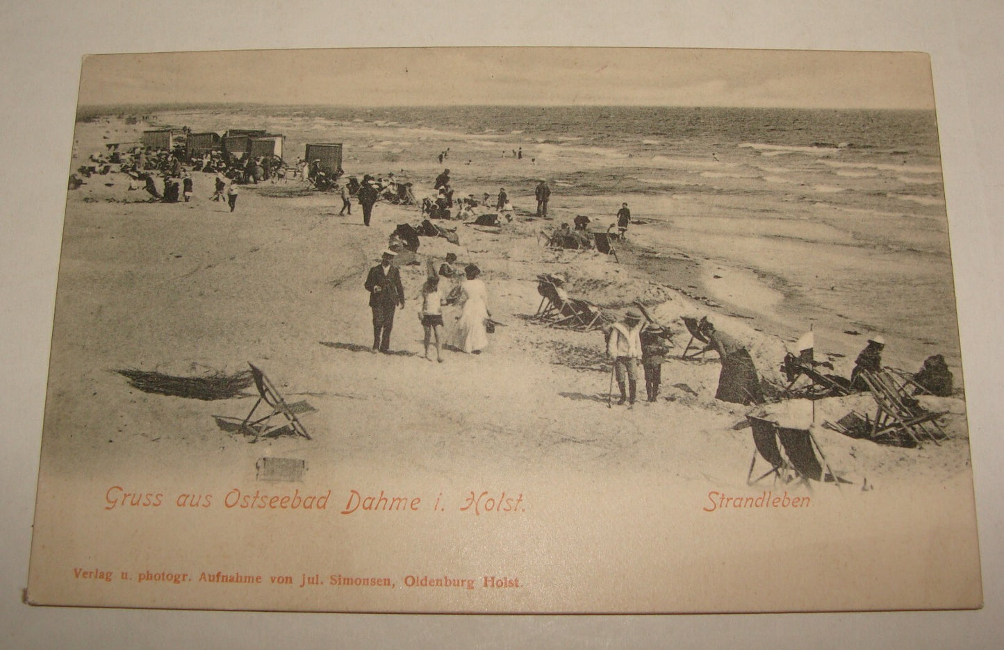 Germany German Gruss Aus Ostseebad Dahme Photo Postcard