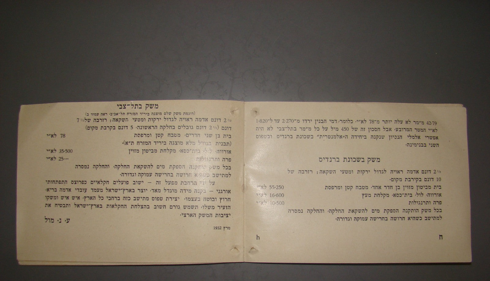 Photo Palestine israel 1932 Settlements agriculture plan zionist Pardes Hanna