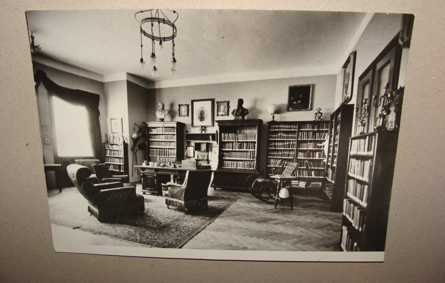 Photo Print Jewish National Fund , 1937 HERZL Room Replica Vienna Jerusalem