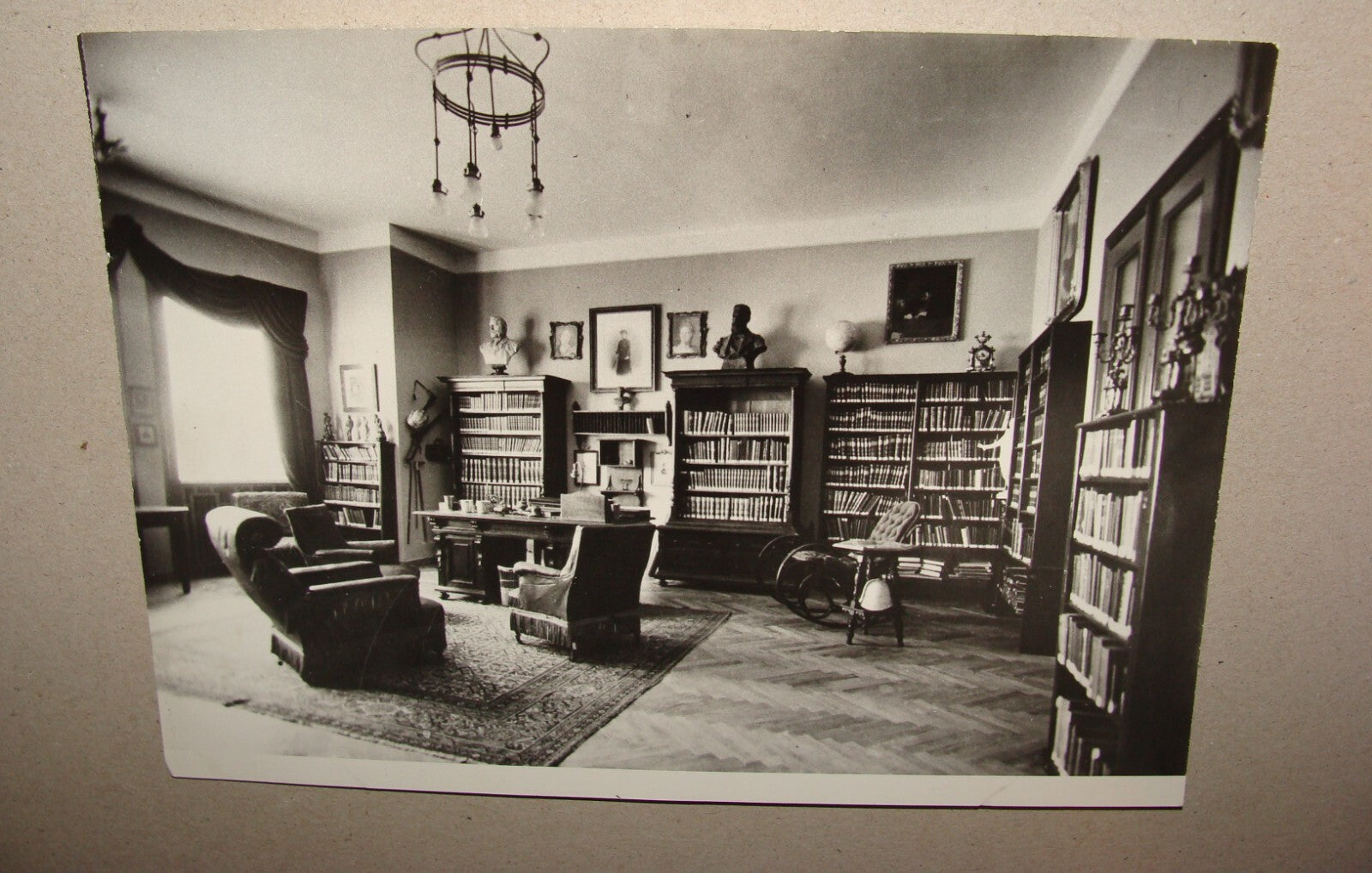 Photo Print Jewish National Fund , 1937 HERZL Room Replica Vienna Jerusalem