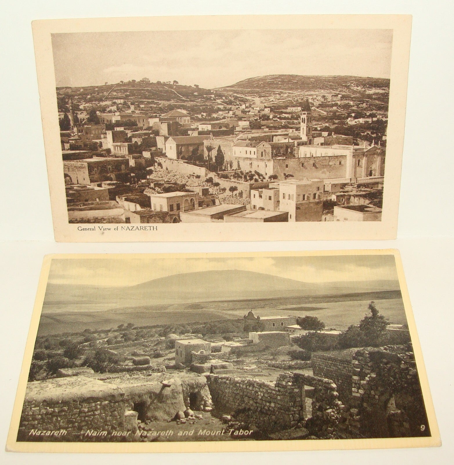 Photo Palestine Card Israel NAZARETH Postcard x2