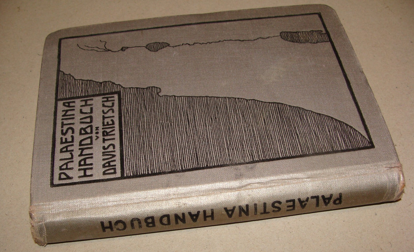 Germany Book Jewish Judaica 1912 Palestine Israel Guide Trietsch German   Map