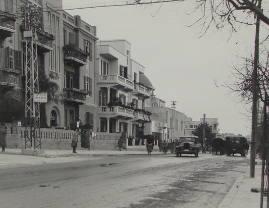 Photo Print Palestine MATSON , 1930s Israel Tel Aviv Allenby Rothschild