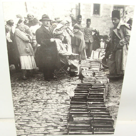 Photo Print, Jewish Judaica Ottoman Palestine Israel Jerusalem Water Supply