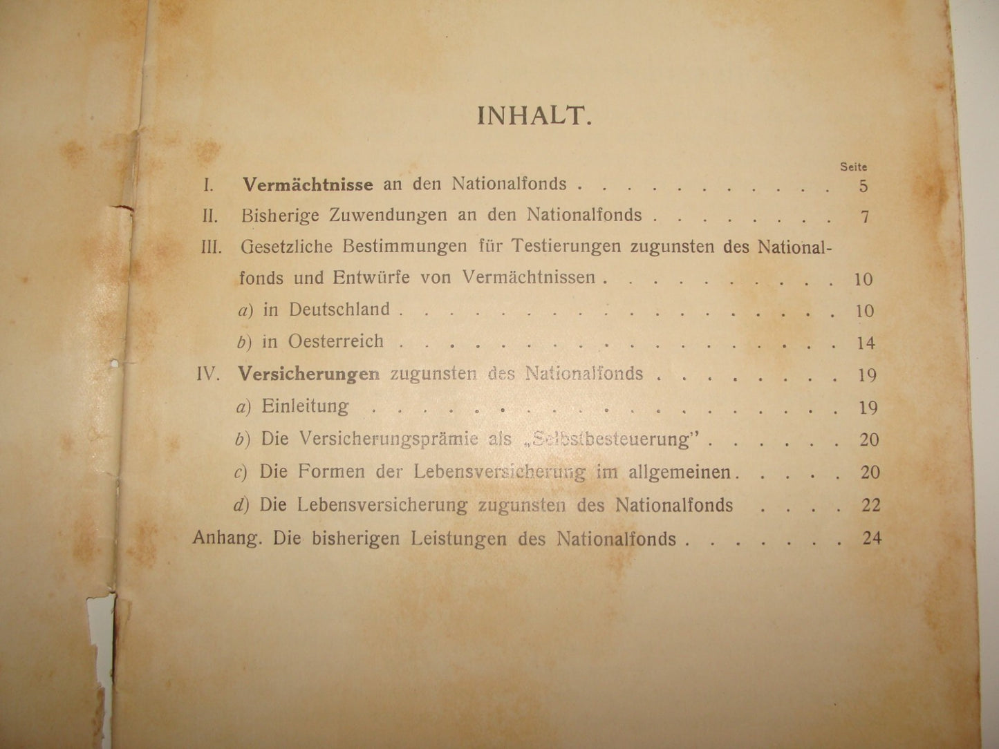 Germany Booklet Palestine Judaica 1915 German Jewish Fund KKL JNF Zionist Israel