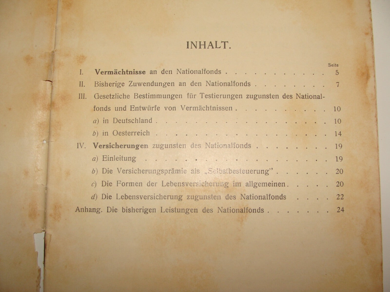 Germany Booklet Palestine Judaica 1915 German Jewish Fund KKL JNF Zionist Israel