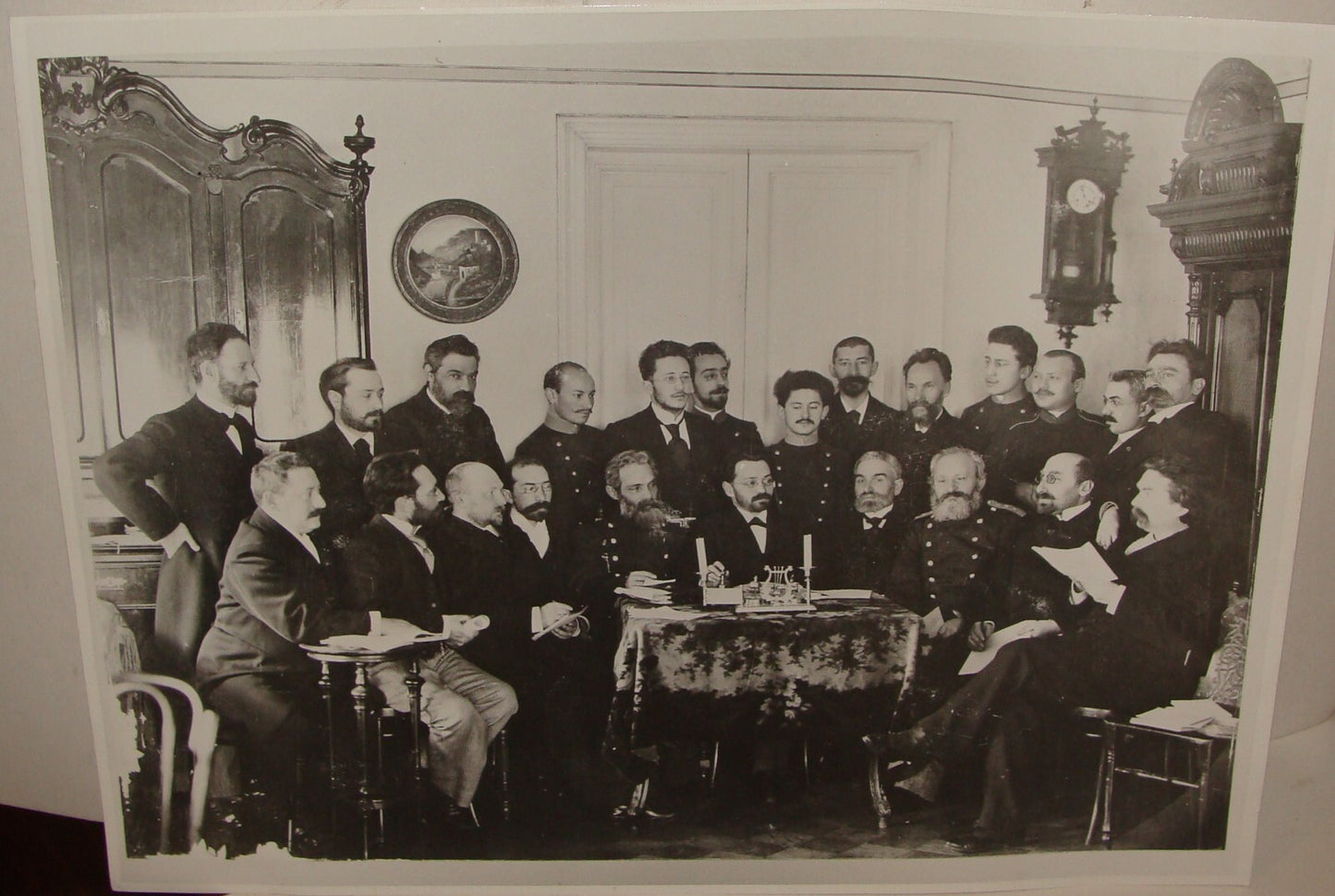 Photo Print, 1899 Russia Russian Zionist Jewish Judaica Moscow Assembly