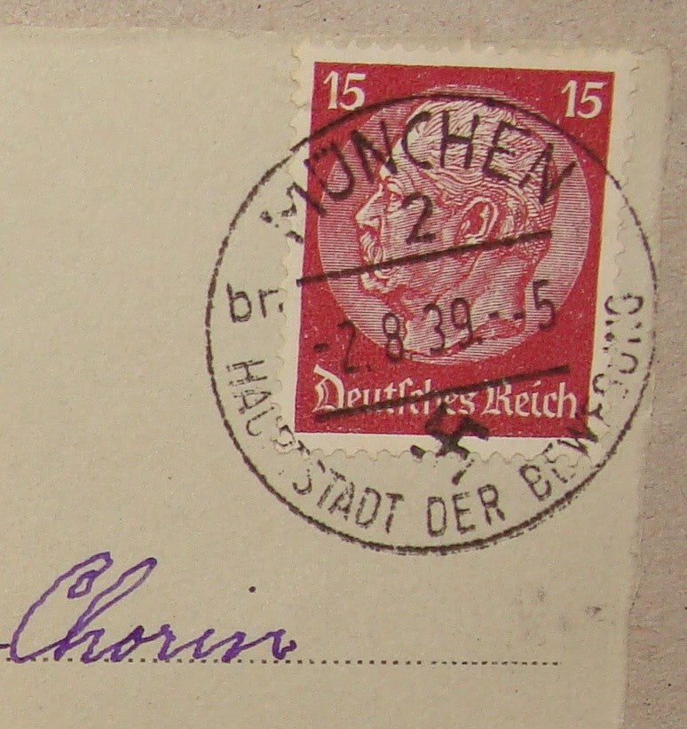 Germany Card Palestine Jewish 1939 German Stamp Letter Postcard Israel BEN