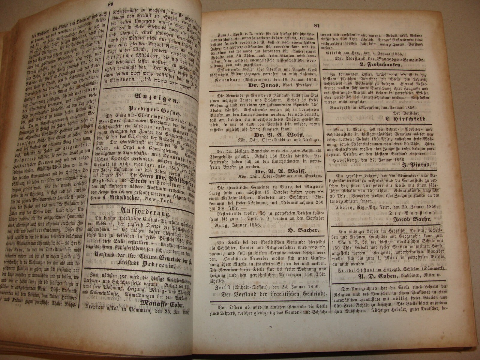 Germany Newspaper Jewish Book Judaica German Leipzig COMPLETE YEAR X52 ISSUES