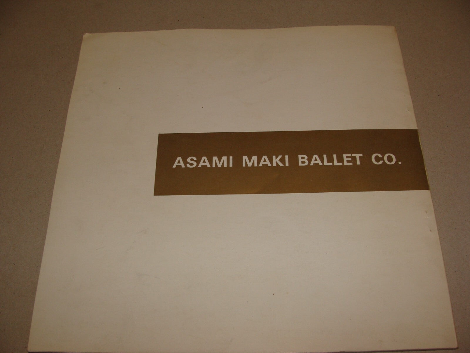 1971 Japan Japanese Asami Maki Ballet Akiko Tachibana Book Program Photo Album