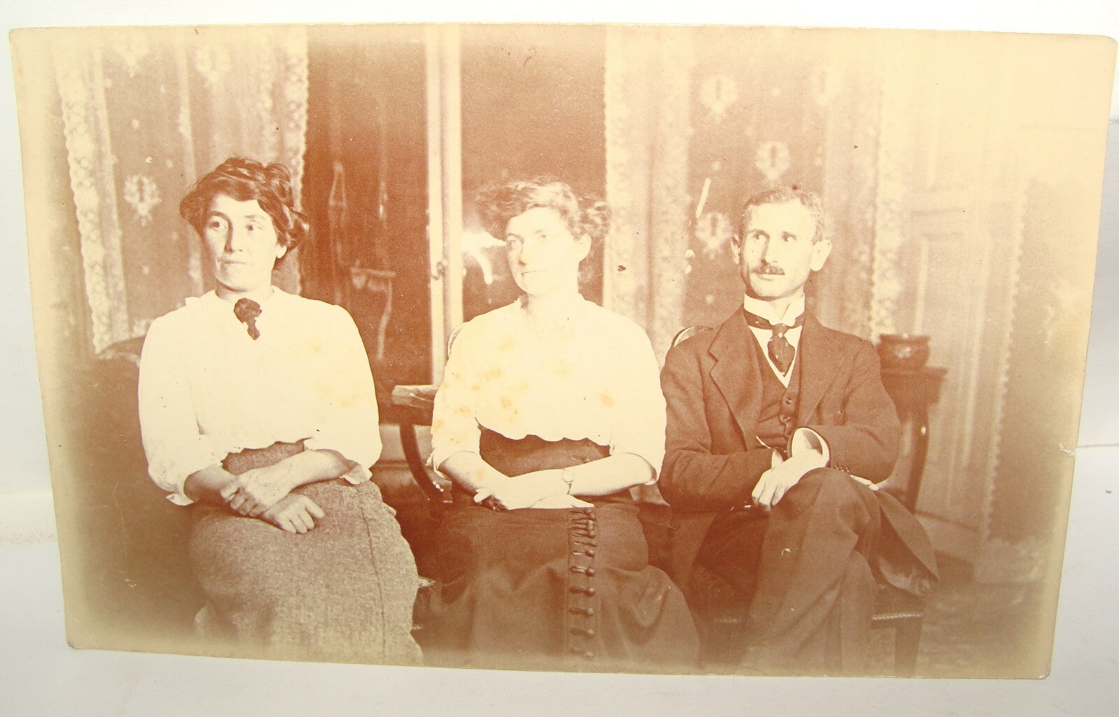 Germany Photo Jewish Card Judaica Antique German   Postcard Family