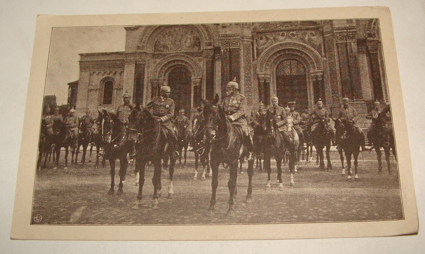 1915 Poland Warsaw Army Military WWI Photo Postcard Leopold