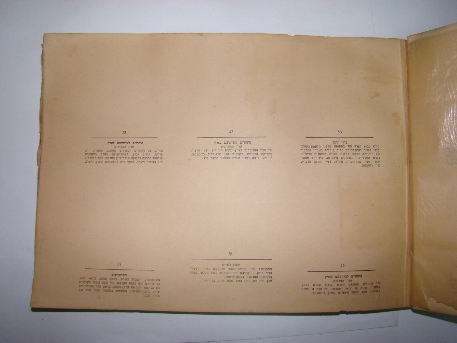 Card Palestine RARE Jewish Judaica Israel Zionist 1939 Album Cigarettes + 78