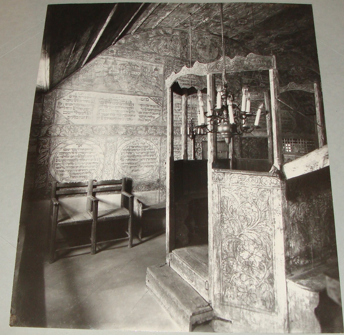 Germany Photo Print x3 Jewish Judaica 191? Kirchheim Wooden Synagogue Gundermann