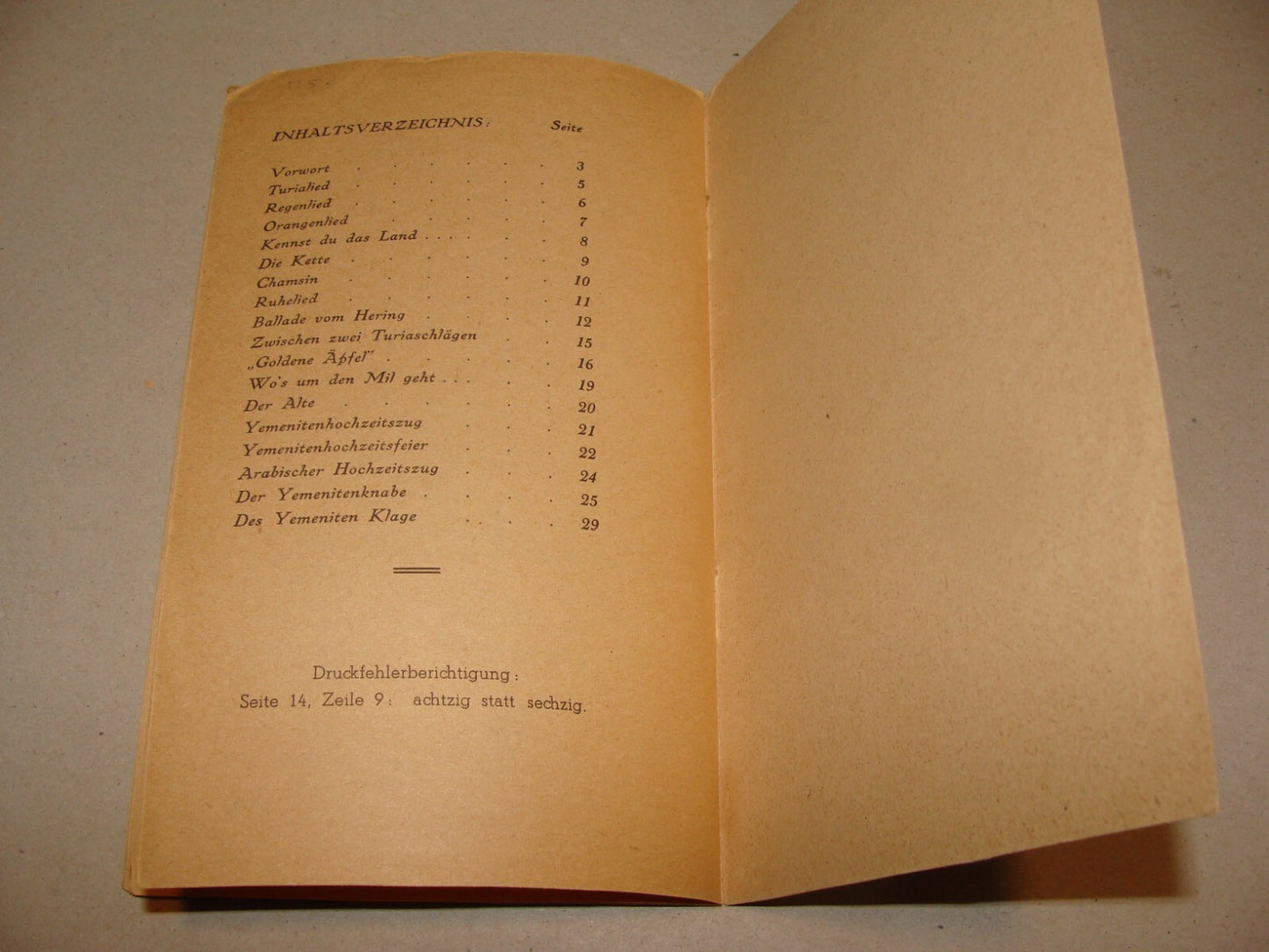 Jewish 1944 Zionist Palestine Israel Songs German HANS ROSENTHAL Agriculture