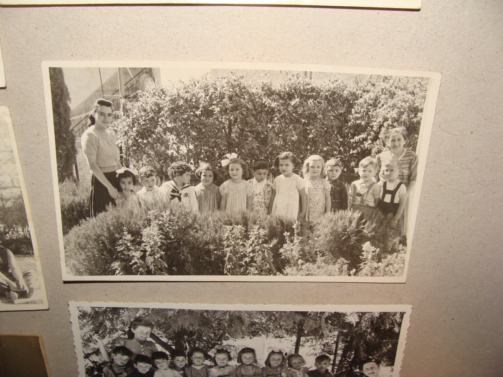 Photo Palestine Jewish 1940s Israel Jerusalem Kids Children Kindergarten x7