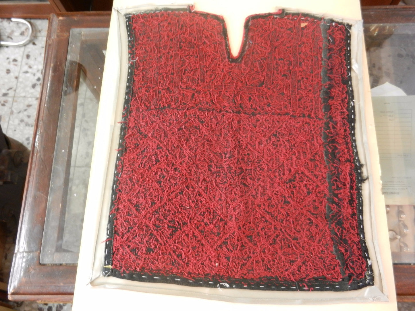 Ad Palestine PALESTINIAN EMBROIDERY DRESS ANTIQUE TRADITIONAL ARABIC FABRIC #