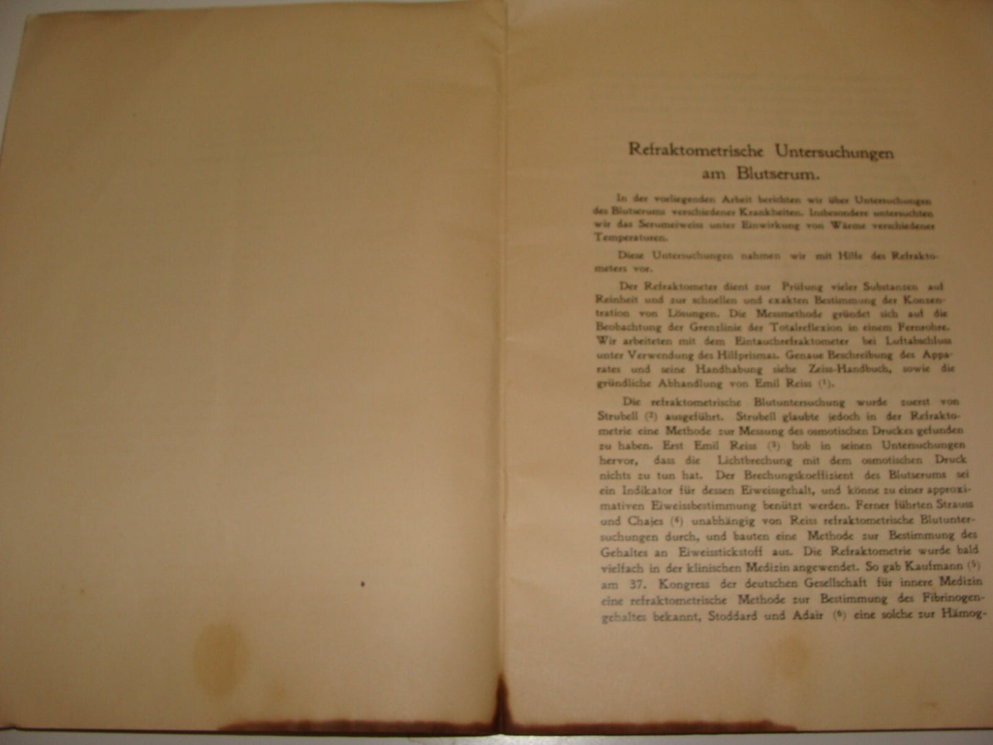 1933 German Medical Blood Serum Analysis Research GIMPEL Bialystok Jewish