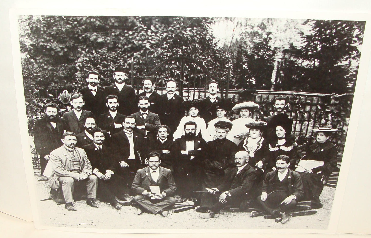 Photo Print, 1903 HERZL 6th Zionist Congress British Delegation Jewish Judaica