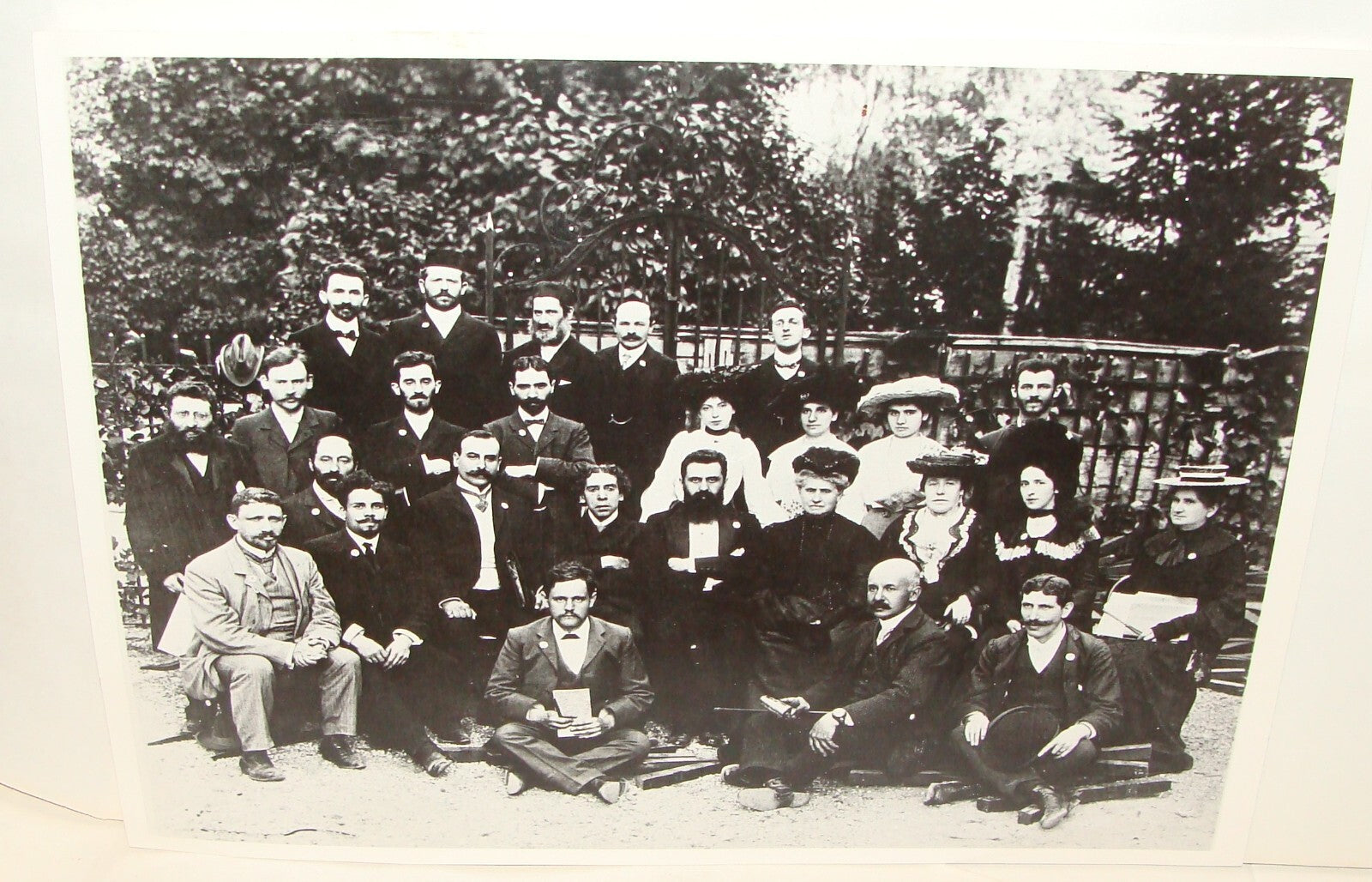 Photo Print, 1903 HERZL 6th Zionist Congress British Delegation Jewish Judaica