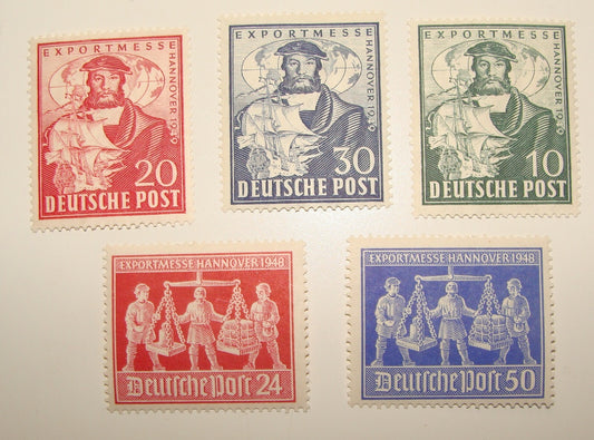 Germany 1948 1949   EXPORTMESSE HANNOVER Stamp Lot