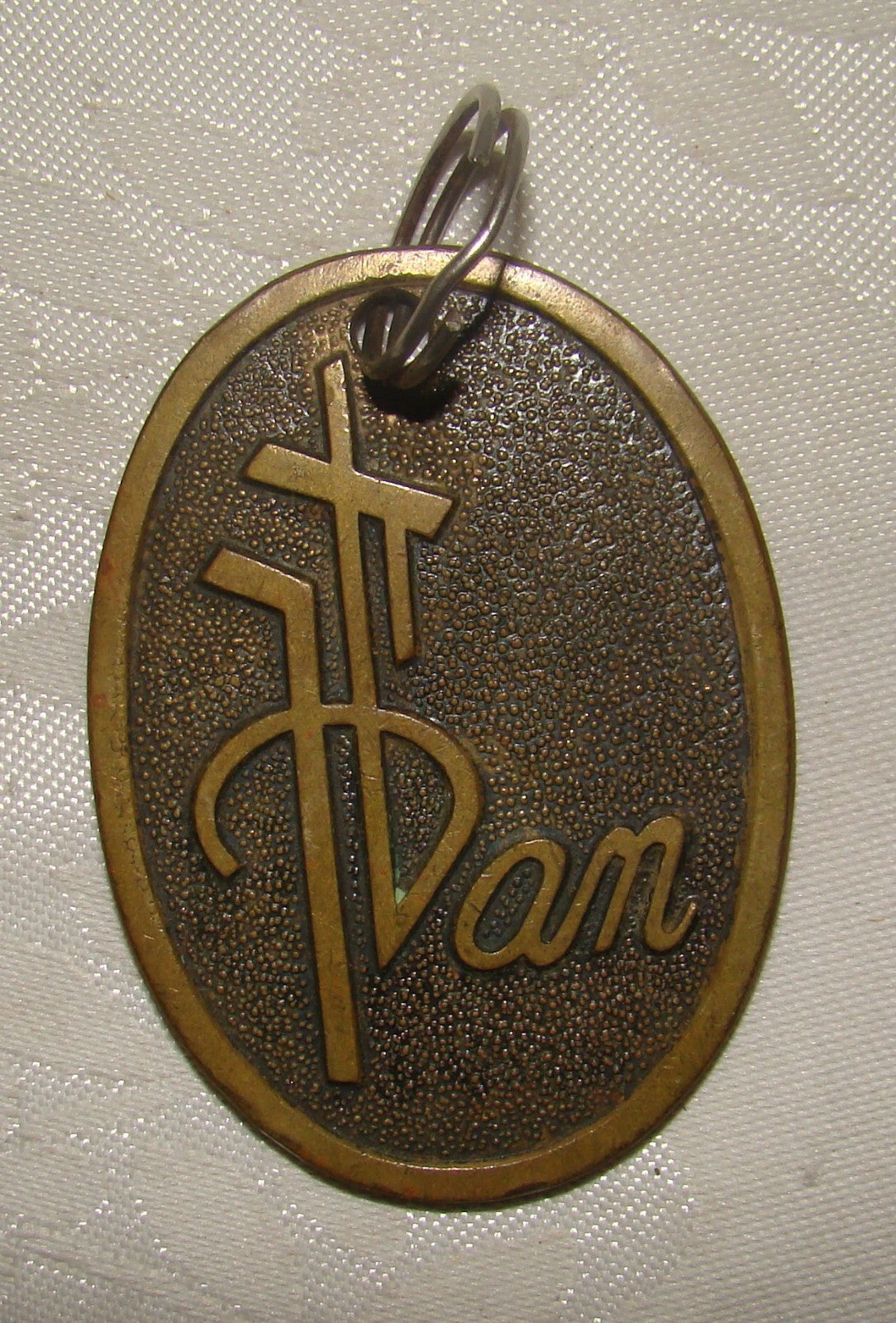 Ad Jewish Hebrew Vintage Israel Israeli DAN HOTEL Room Key Chain Logo