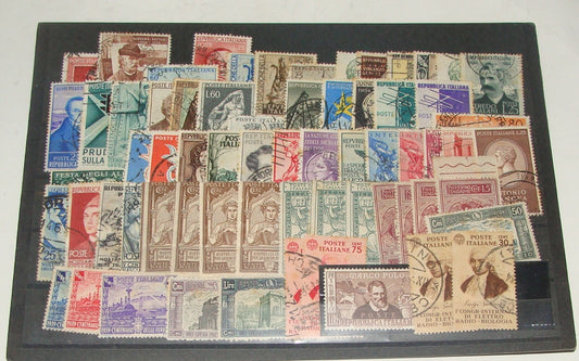 ITALY ITALIA 1930s- 1950s Stamp Lot