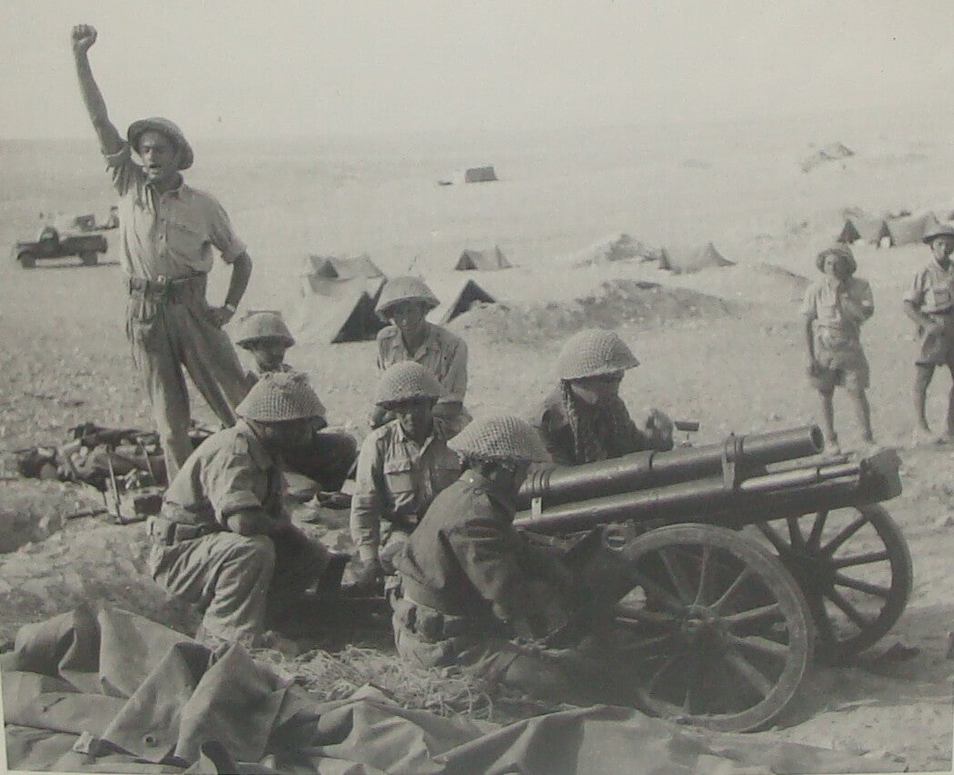 Photo Print Jewish Israel Army , Judaica Israeli 1948 Independence War Miltary