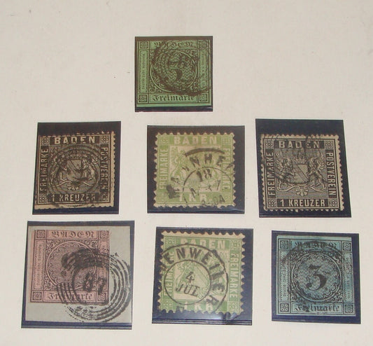 Germany   BADEN Stamp Lot