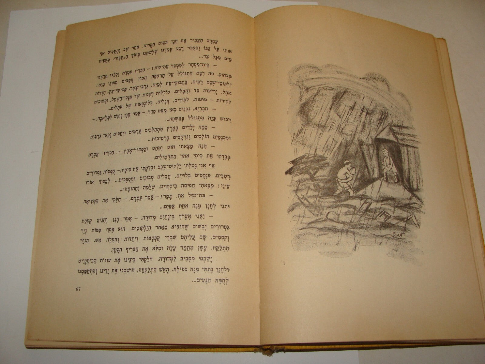 Book Jewish Palestine Israel Israeli Hebrew Children Kids Zionist בני היורה 1937
