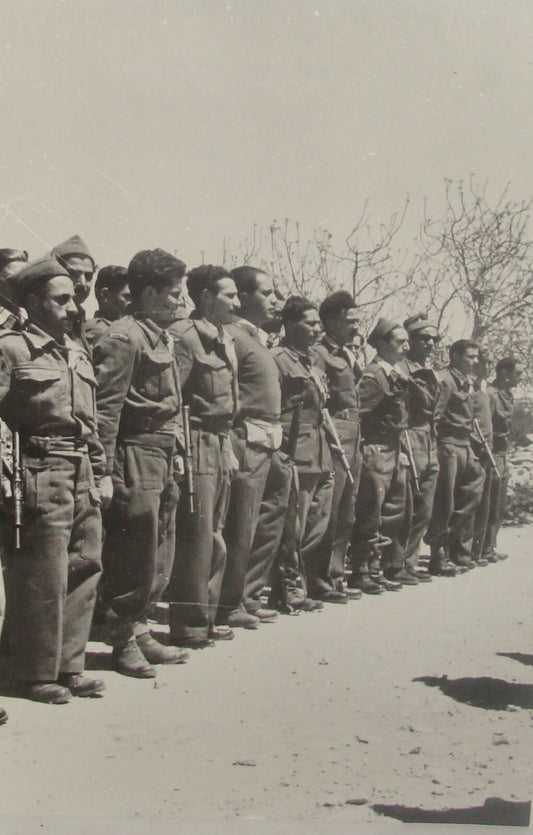 Pol Photo Print, Israel Israeli Independence War 1948 Arab Deir Yassin Etzel