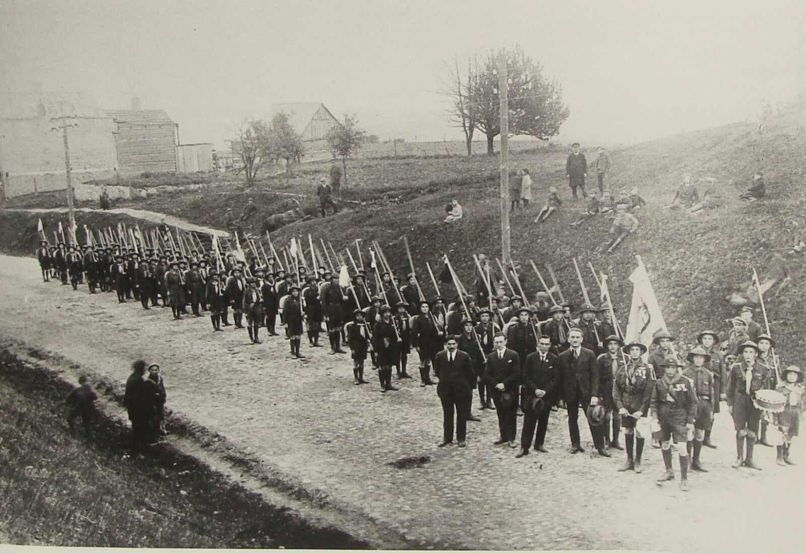 Photo Print, Judaica Jewish 1924 Poland Slonim Hasomer Hazair Zionist Youth