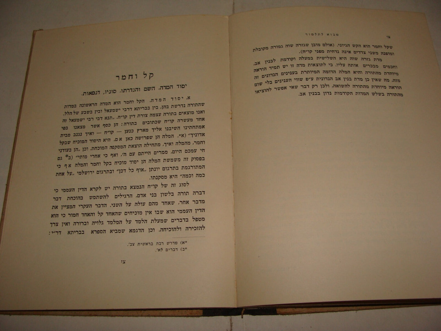 Book Jewish Judaica Palestine Israel 1935 Rabbi Ostrovsky Talmud To Rabbi Kook