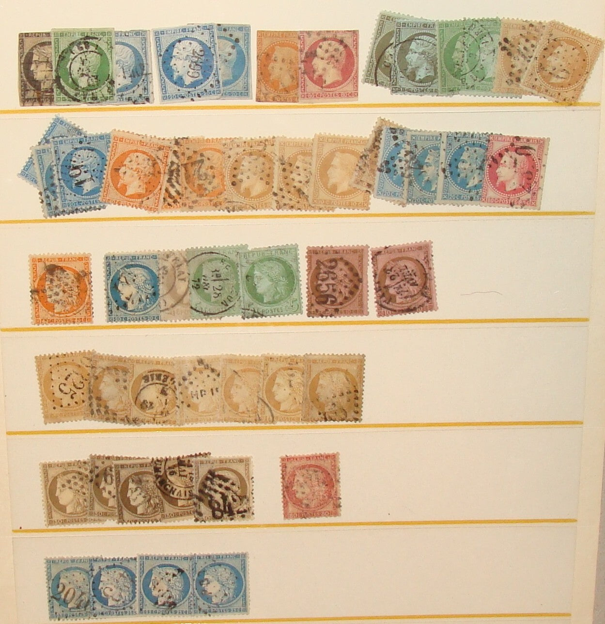 FRANCE Stamp Collection French EMPIRE FRANC