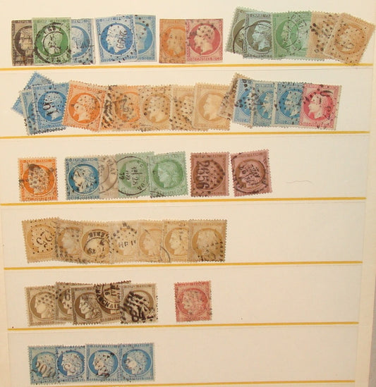 FRANCE Stamp Collection French EMPIRE FRANC